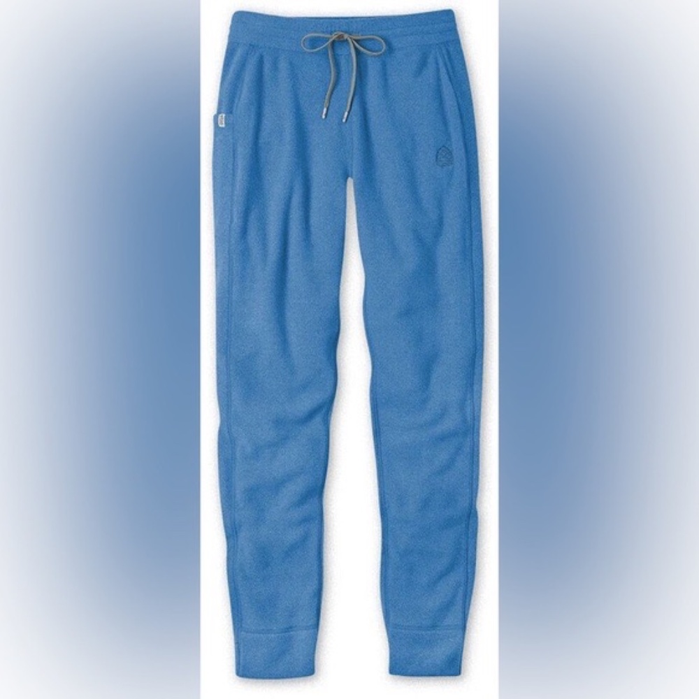 Stio Women’s Turpin Fleece Jogger Pants w pocket Blue Size S Small Micro Soft